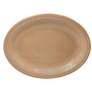 Fiestaware Apricot Peach Oval Platter Fiesta‎ Serving Dish Homer Laughlin